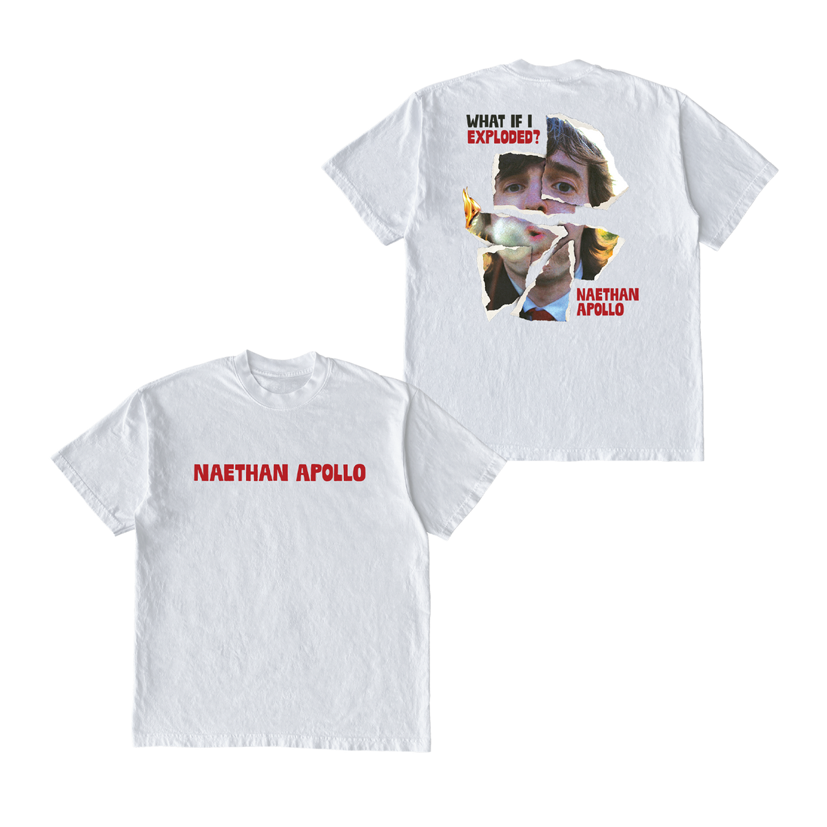 Collage White Tee