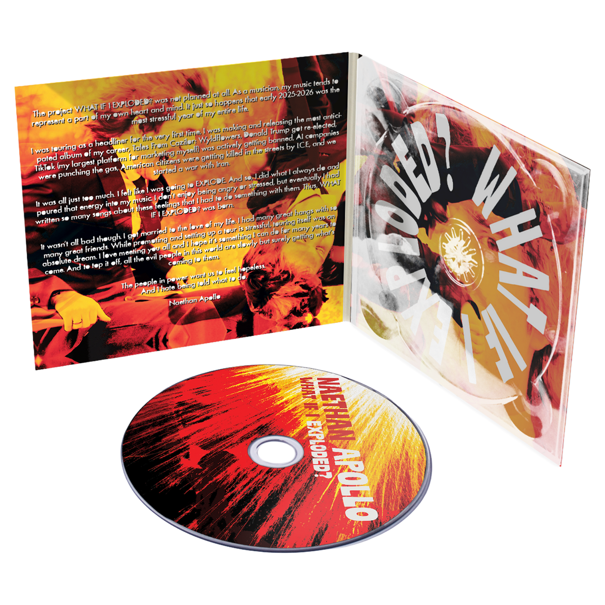 AUTOGRAPHED - WHAT IF I EXPLODED CD