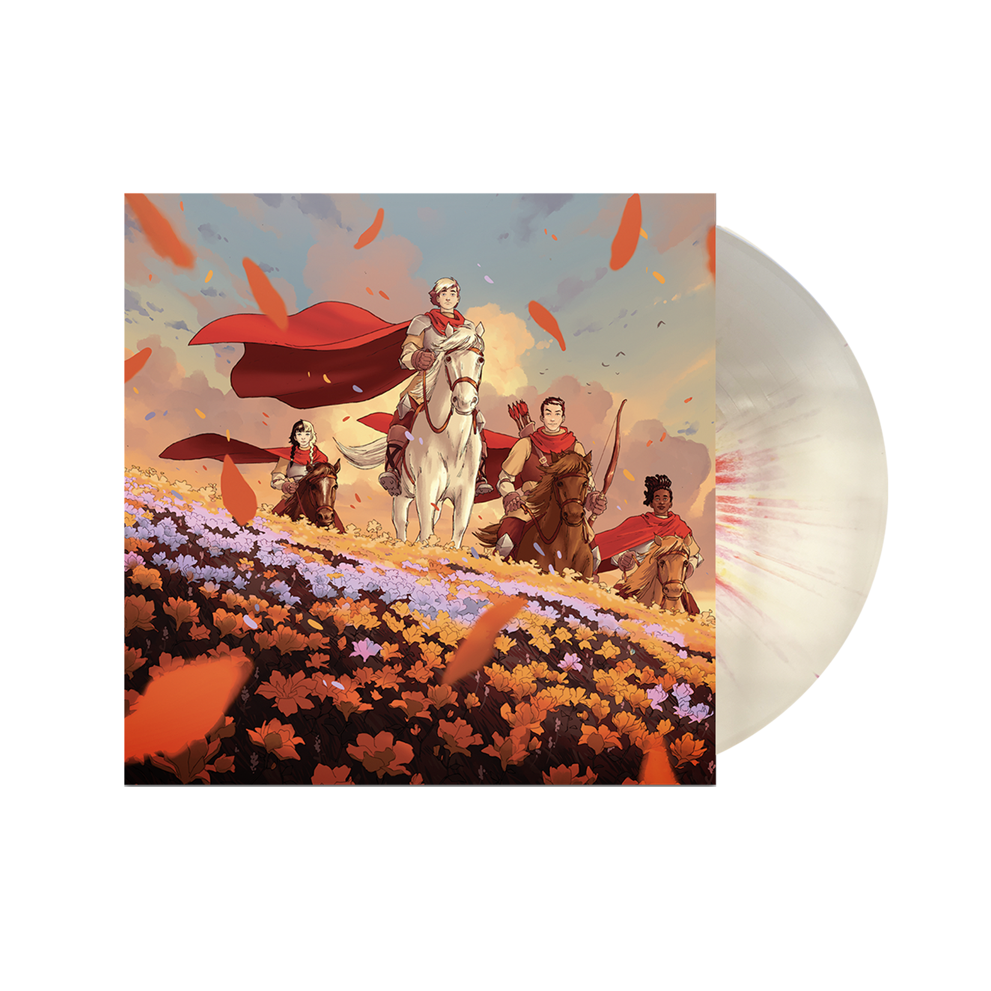 Wyldflowers Cream with Splatter Vinyl