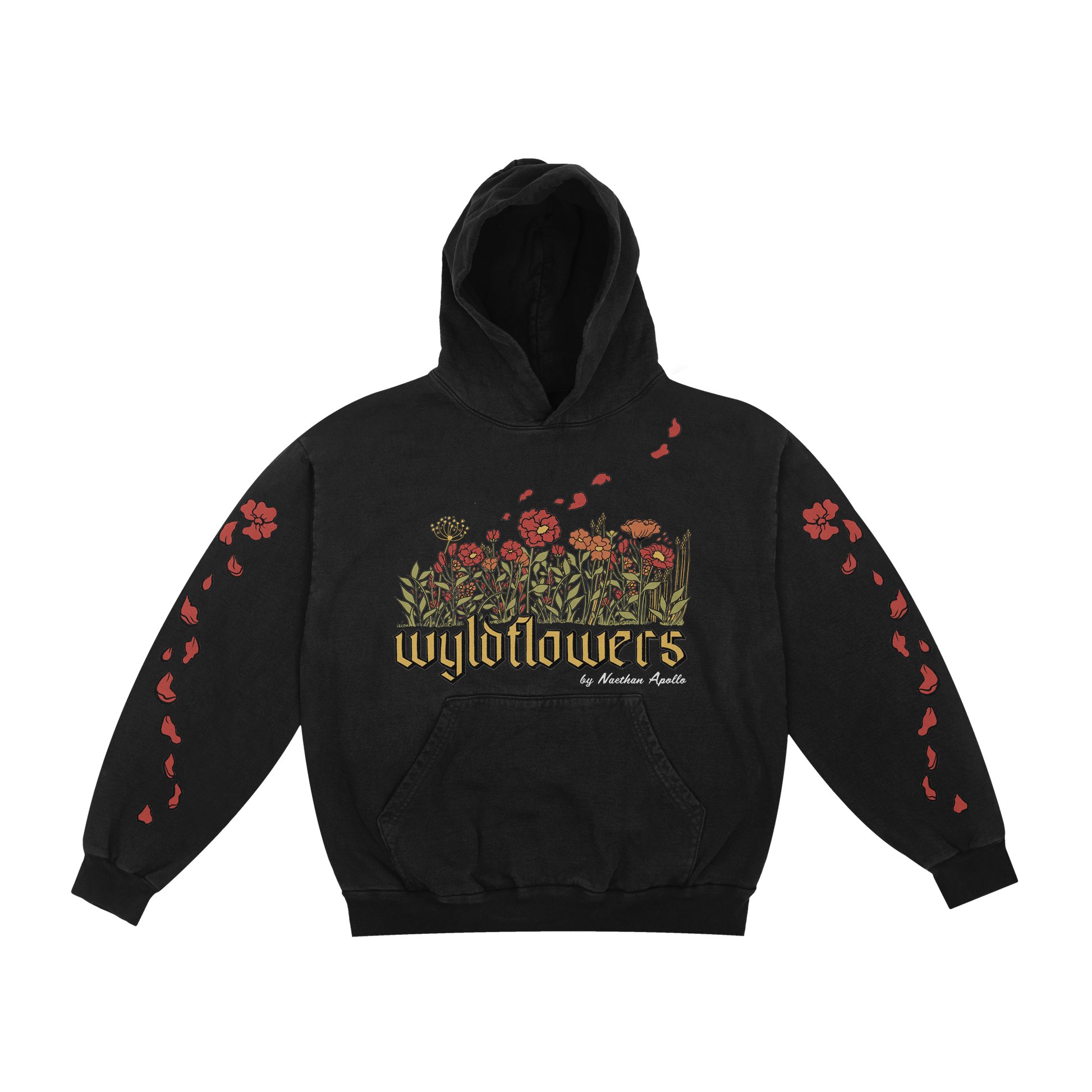 Wyldflowers Black Hoodie