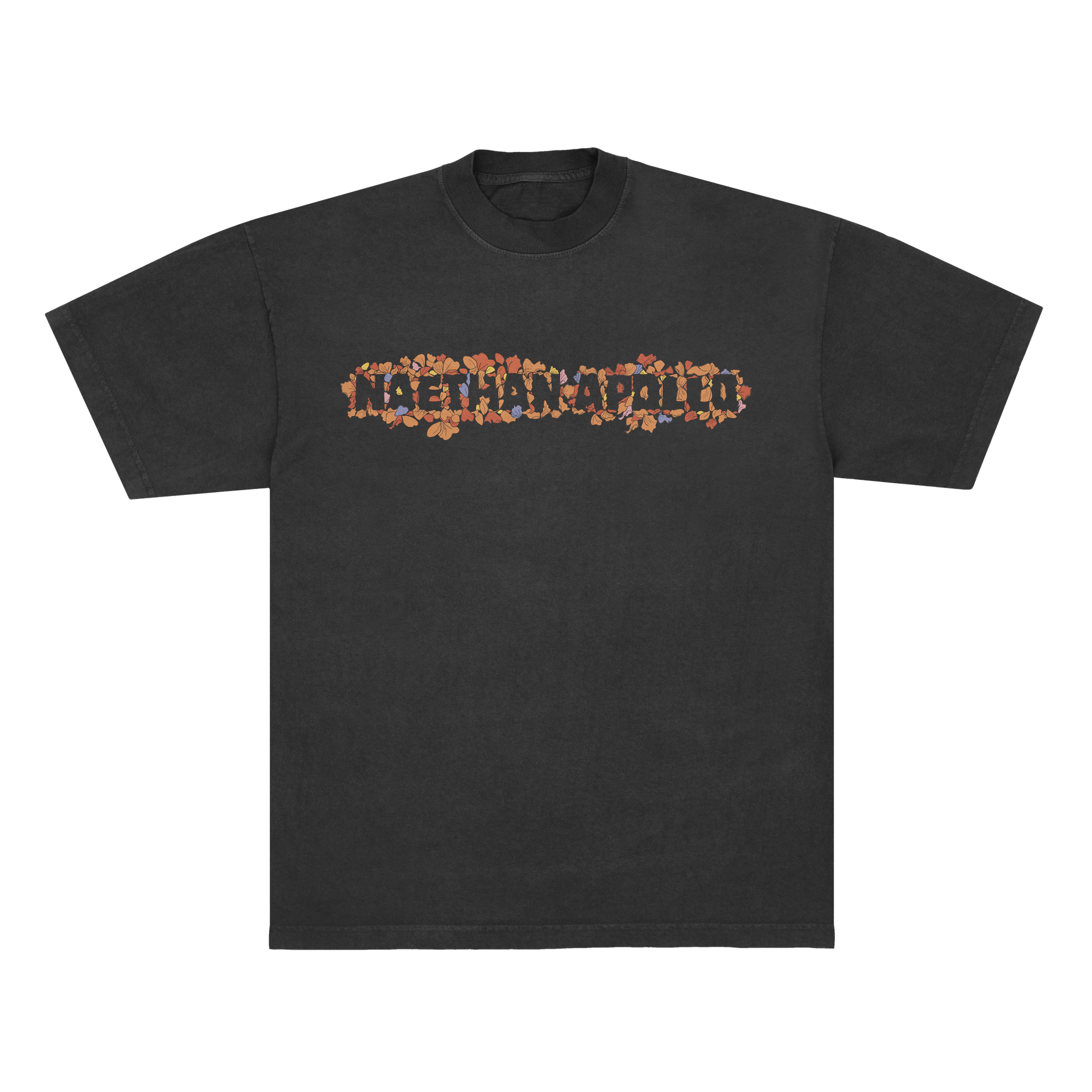 Petals Black Tee