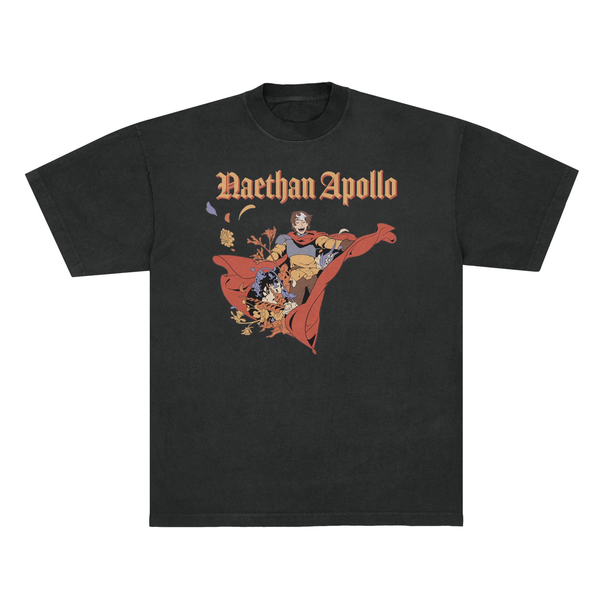 Twirl Black Tee