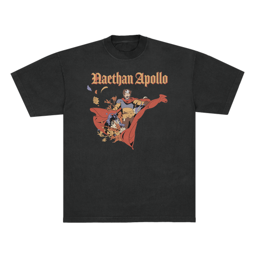 Twirl Black Tee
